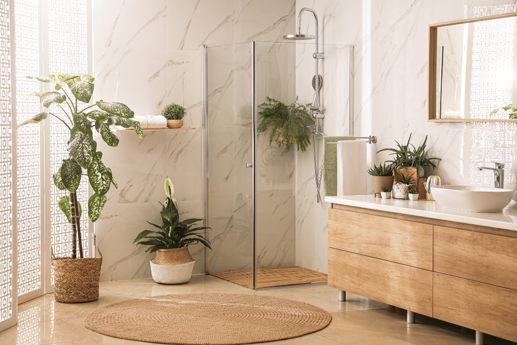 plants to hang in shower