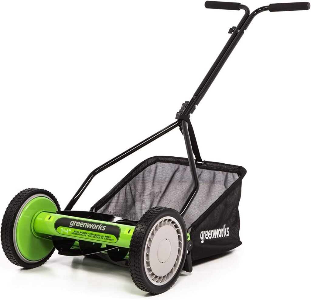 Greenworks 14-Inch Reel Lawn Mower