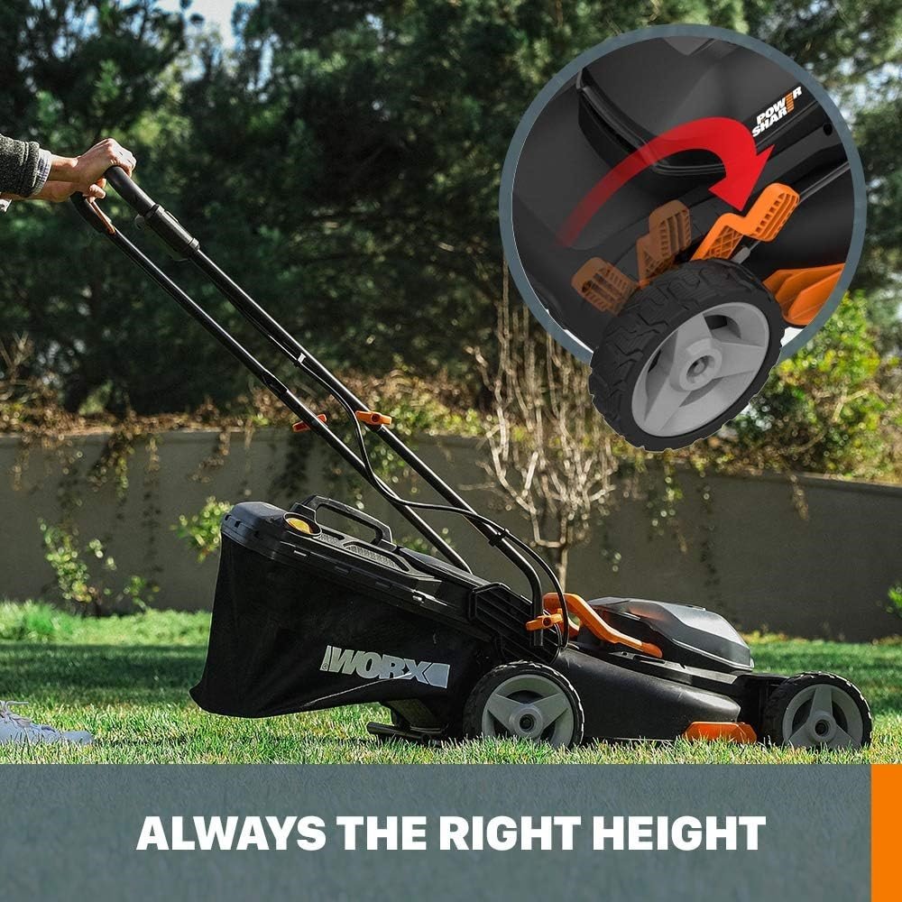 Worx WG743 40V Power Share 4.0Ah 17" Cordless Lawn Mower