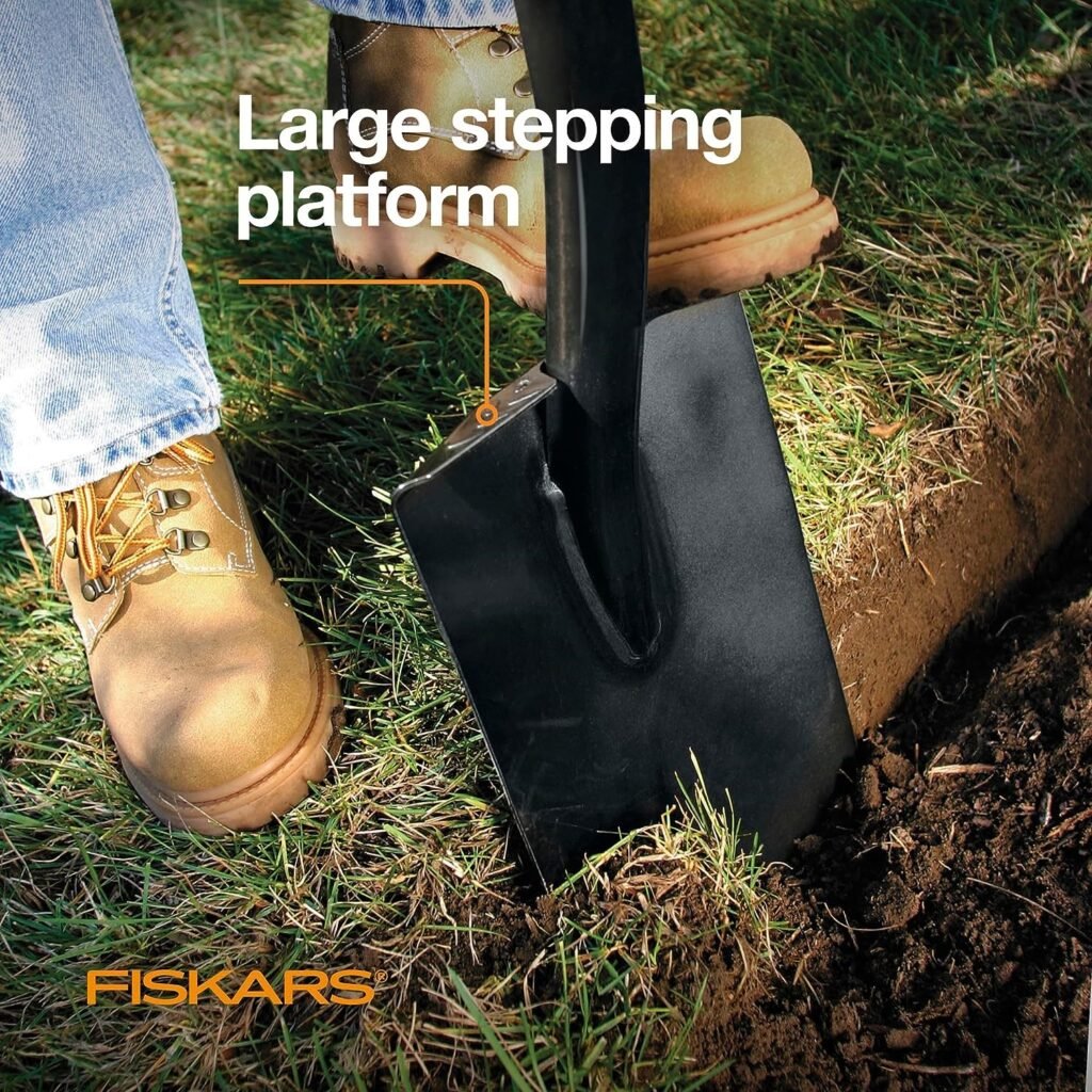 The Fiskars Square Garden Spade Shovel