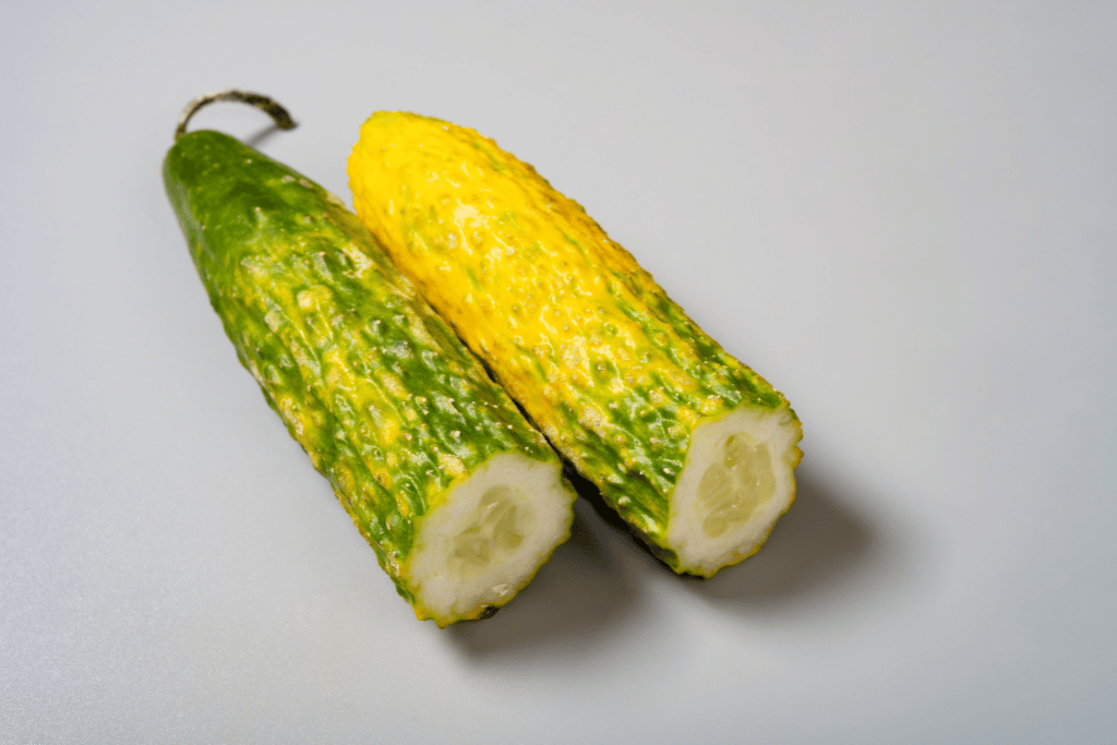 Yellow Cucumber Inside